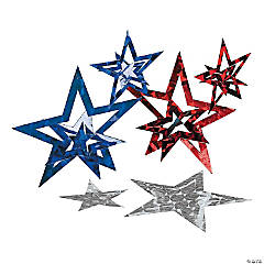 Patriotic Laser Stars
