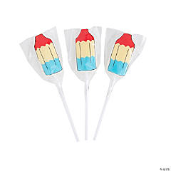 Patriotic Popsicle Lollipops – 12 Pc.