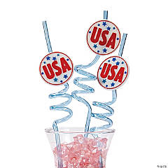 Star of David BPA-Free Plastic Silly Straws - 12 Pc. | Oriental Trading