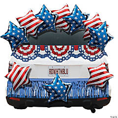 Patriotic Stars & Stripes Car Parade Decorating Kit - 15 Pc.