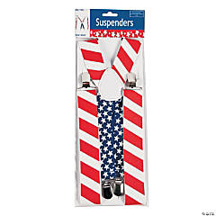 Patriotic Suspenders Clip Strip