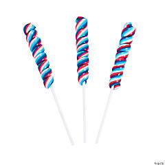Patriotic Twist Lollipops - 24 Pc.