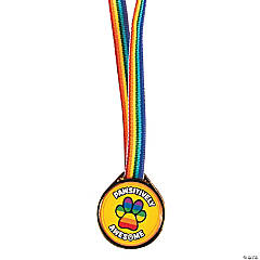 Pawsitively Awesome Award Medals - 12 Pc.