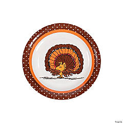 Peanuts® Thanksgiving Woodstock Paper Dessert Plates - 8 Ct.