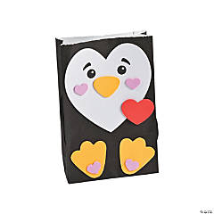 Penguin Valentine Card Holder Craft Kit