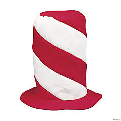 Peppermint Swirl Stovepipe Hat