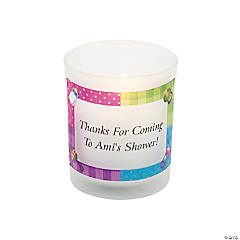 Personalized Baby Shower Votive Holders
