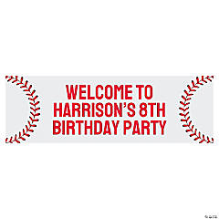 Personalized Baseball Banner - Large