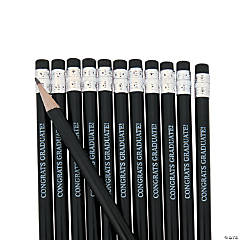 Personalized Black Pencils - 24 Pc.