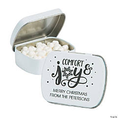 Personalized Bold Christmas Mint Tins