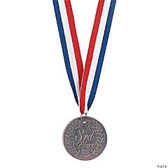 Personalized Bronze 3rd Place Prize Medallion