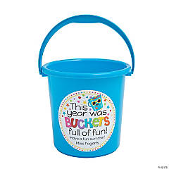 Personalized Buckets of Fun Sand Buckets – 12 Pc.