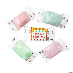 Personalized Carnival Cotton Candy Favor Packs – 24 Pc.