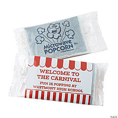 Personalized Carnival Fun is Poppin’ Mini Popcorn Bags