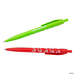 Personalized Christmas Retractable Pens - 48 Pc.