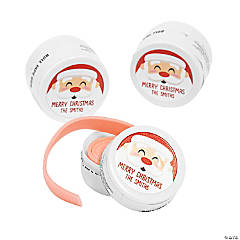 Personalized Christmas Santa Roll Tape Gum - 12 Pc.