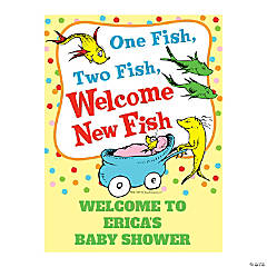 Personalized Dr. Seuss™ Baby Shower Welcome Sign
