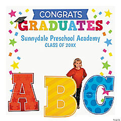Personalized Elementary Graduation ABC Photo Booth Kit - 4 Pc.