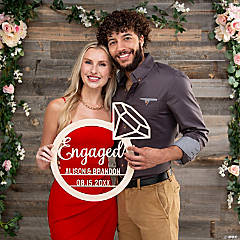 Personalized Engagement Cutout Photo Prop