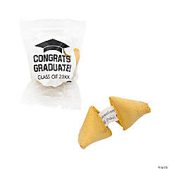 Personalized Graduation Individually Wrapped Fortune Cookies - 50 Pc.