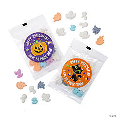 Personalized Halloween Character Interlocking Candy Fun Packs for 24