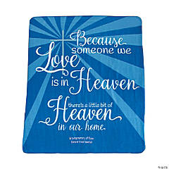 Personalized Heaven In Our Home Fleece Throw