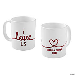 Personalized I Love Us Coffee Mug