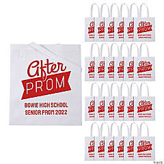 Personalized Large After Prom Tote Bags