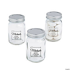 Bulk 36 Pc. Mini Mason Favor Jars with Gold Lids | Oriental Trading
