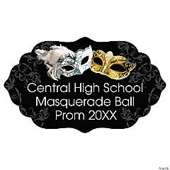 Personalized Masquerade Ball Cardboard Arch Sign