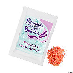 Personalized Mermaid Party Popping Candy Packs - 36 Pc.