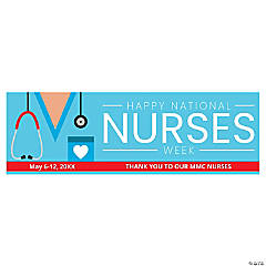 Personalized National Nurses Week Banner - Large