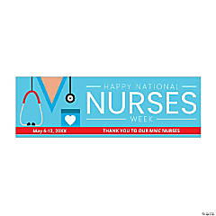 Personalized National Nurses Week Banner - Small