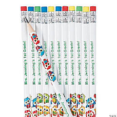 Personalized Owl Pencils - 24 Pc.