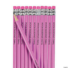 Personalized Pink Pencils - 24 Pc.
