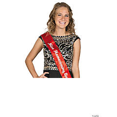 Personalized Red Royalty Sash