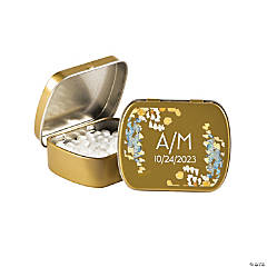 Personalized Sweet Fall Wedding Mint Tins