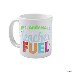 Personalized Teacher Fuel Coffee Mug