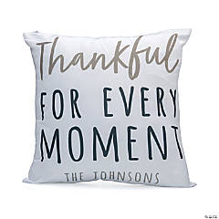 Personalized Thankful for Every Moment Pillow