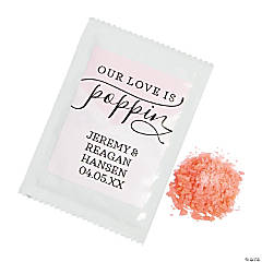 Personalized Wedding Popping Candy Packs – 36 Pc.