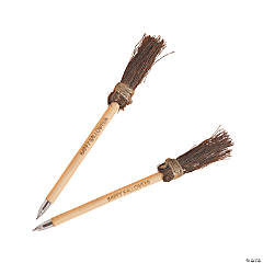Personalized Witches’ Broom Pens