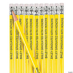 Personalized Yellow Pencils - 24 Pc.