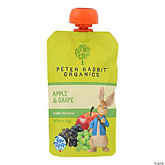 Peter Rabbit Organics Fruit Snacks, Apple and Grape 4 oz, 10 Pack