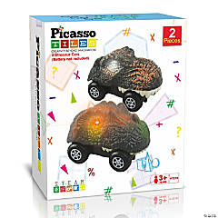 PICASSOTILES 2 Dinosaur Cars for Race Track