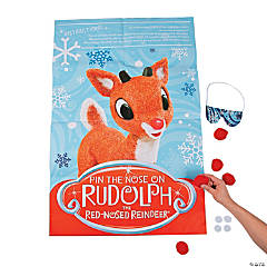 Pin the Nose on Rudolph the Red-Nosed Reindeer® Party Game