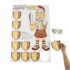 Pin the Shield for the Armor of God Game