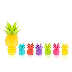 Pineapple Charms And Bottle Stopper