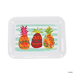 Pineapple Plastic Serving Tray