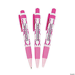 5 TOTAL Breast Cancer Awareness Pink Ribbon Notebook & Pen Set wholesale 