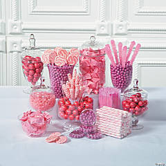 Pink Candy Buffet Supplies